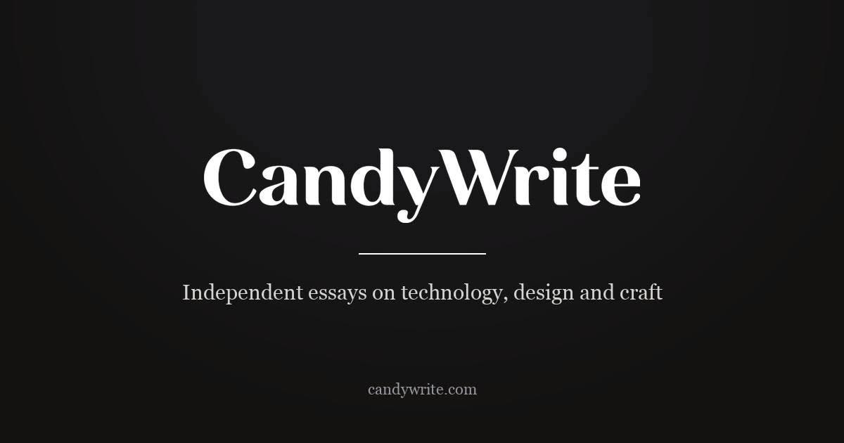 candywrite's cover