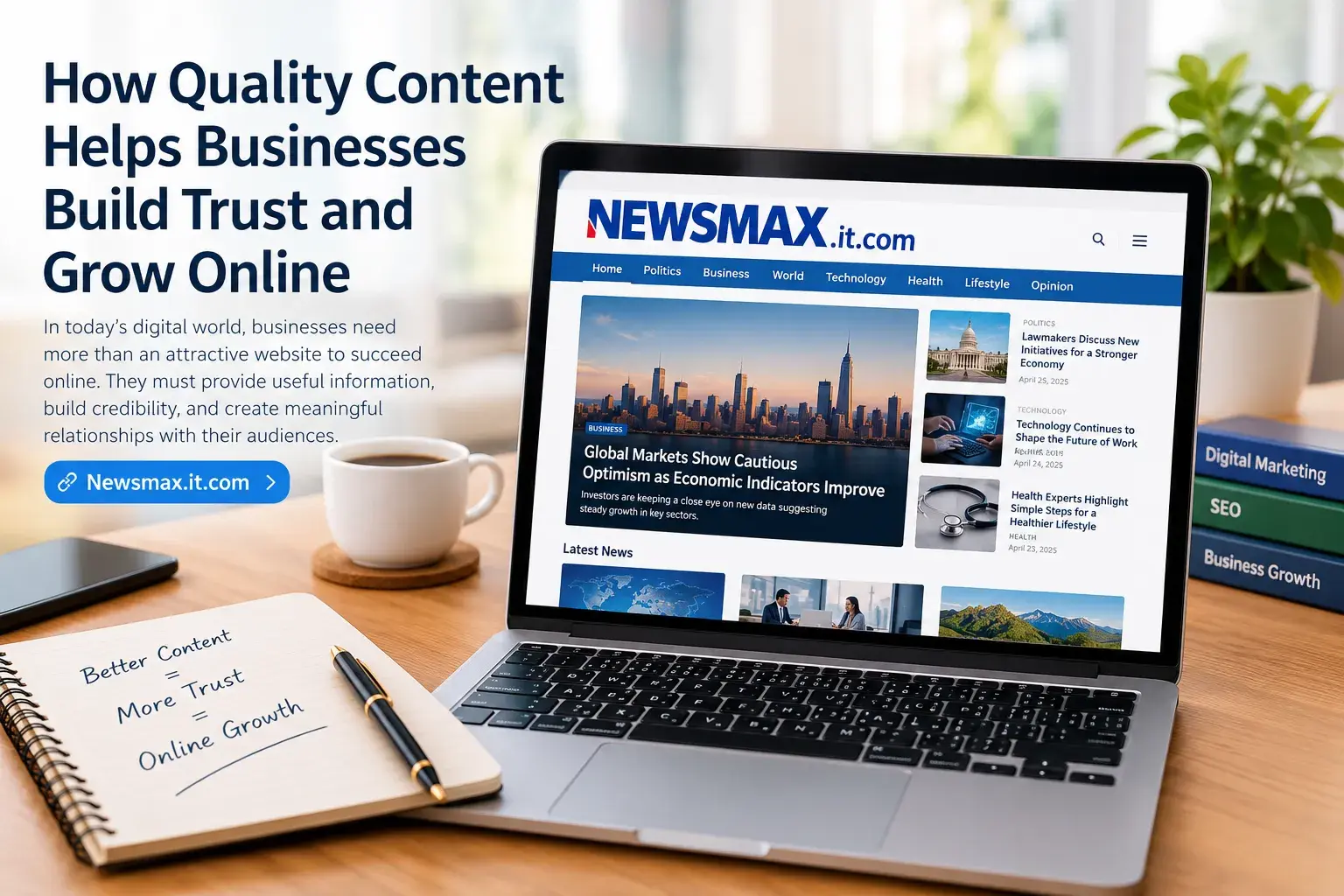 How Quality Content Helps Businesses Build Trust and Grow Online